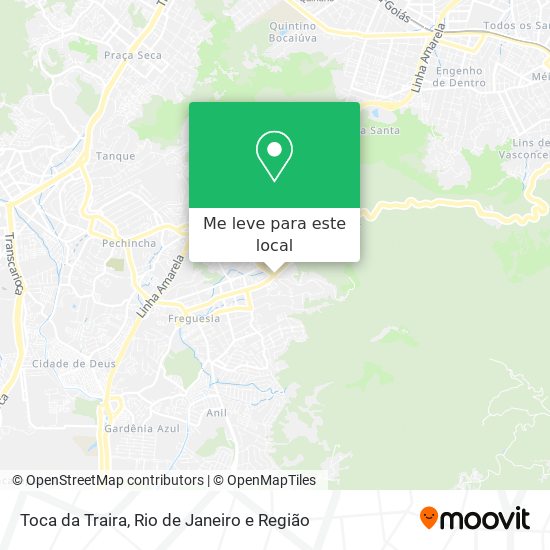 Toca da Traira mapa