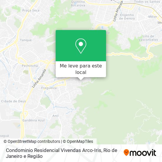 Condominio Residencial Vivendas Arco-Iris mapa