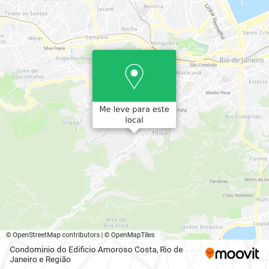 Condominio do Edificio Amoroso Costa mapa
