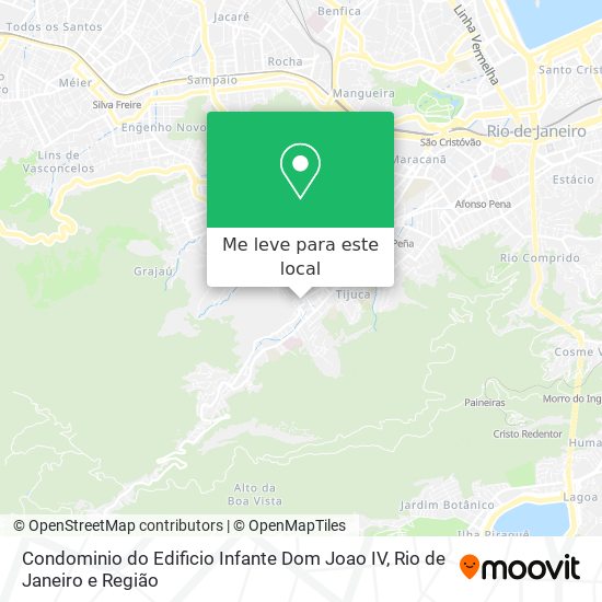 Condominio do Edificio Infante Dom Joao IV mapa