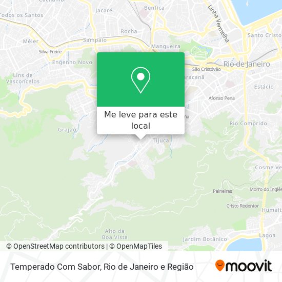 Temperado Com Sabor mapa