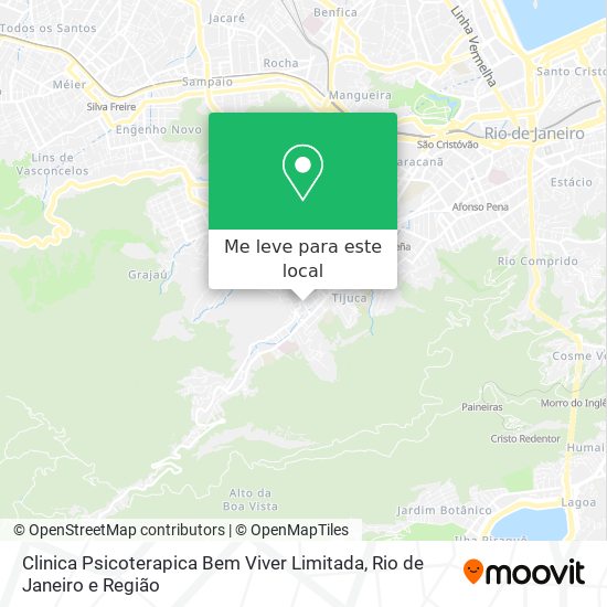 Clinica Psicoterapica Bem Viver Limitada mapa