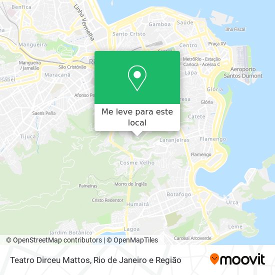 Teatro Dirceu Mattos mapa