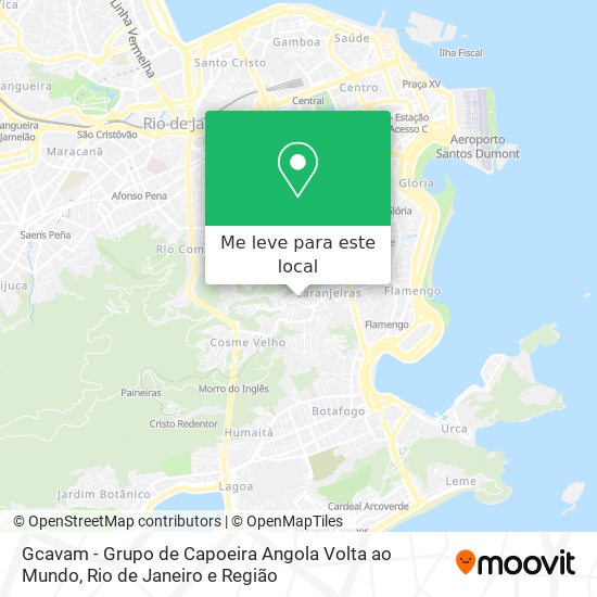 Gcavam - Grupo de Capoeira Angola Volta ao Mundo mapa