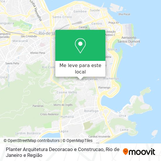 Planter Arquitetura Decoracao e Construcao mapa