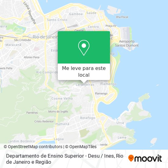 Departamento de Ensino Superior - Desu / Ines mapa