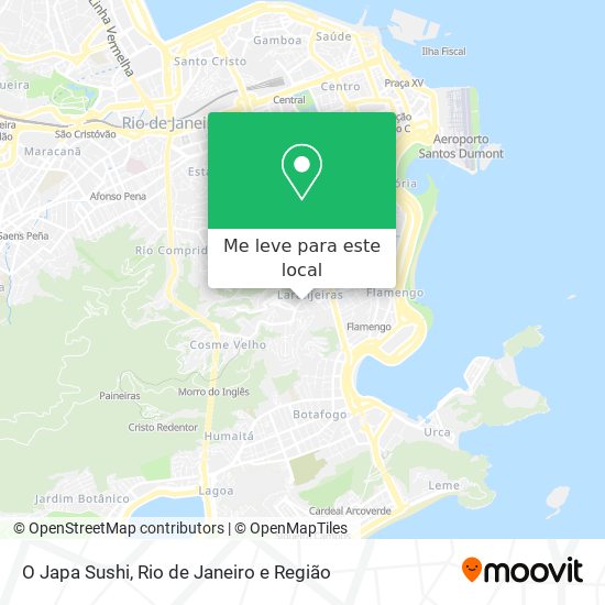 O Japa Sushi mapa