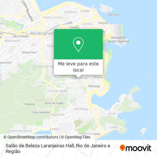 Salão de Beleza Laranjeiras Hall mapa