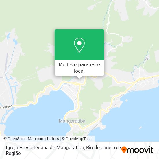 Igreja Presbiteriana de Mangaratiba mapa