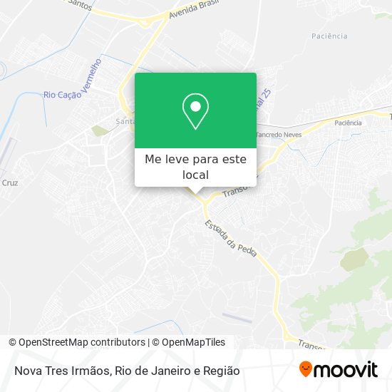 Nova Tres Irmãos mapa