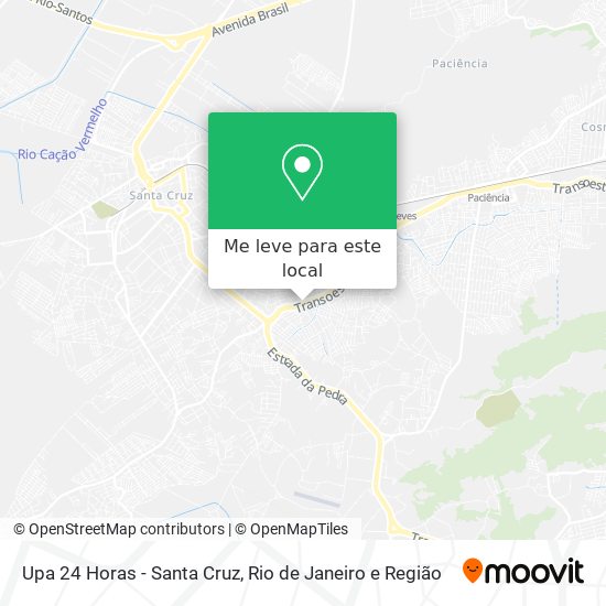 Upa 24 Horas - Santa Cruz mapa