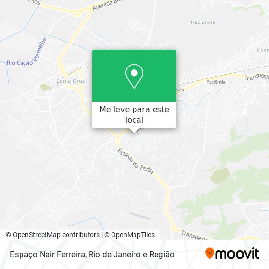 Espaço Nair Ferreira mapa