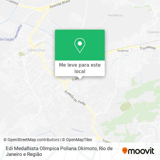 Edi Medalhista Olímpica Poliana Okimoto mapa