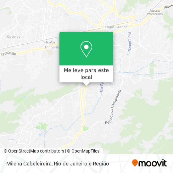 Milena Cabeleireira mapa