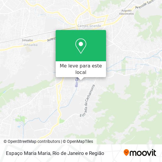 Espaço Maria Maria mapa