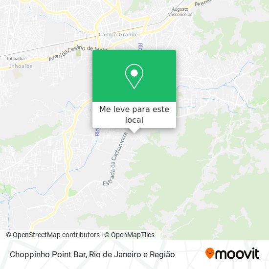 Choppinho Point Bar mapa