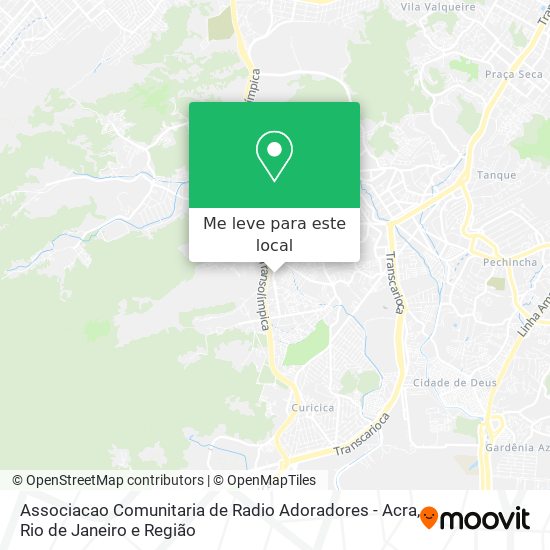 Associacao Comunitaria de Radio Adoradores - Acra mapa