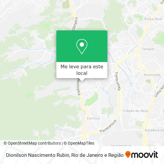 Dionilson Nascimento Rubin mapa