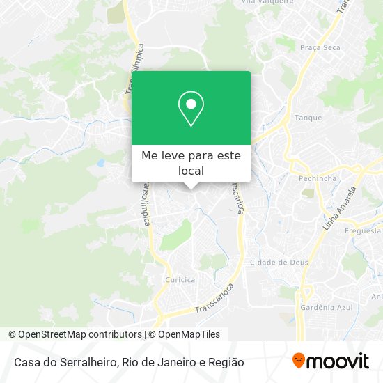 Casa do Serralheiro mapa