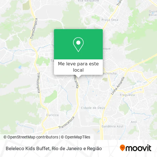 Beleleco Kids Buffet mapa