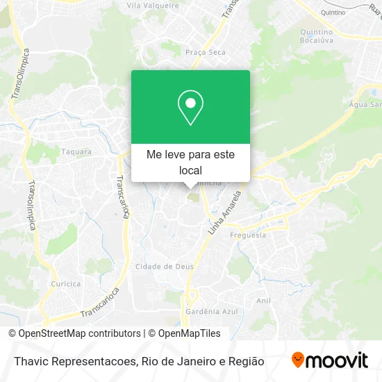 Thavic Representacoes mapa