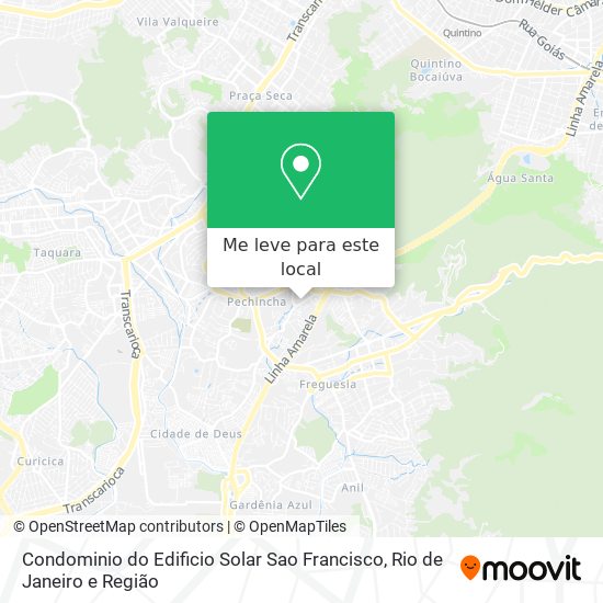 Condominio do Edificio Solar Sao Francisco mapa