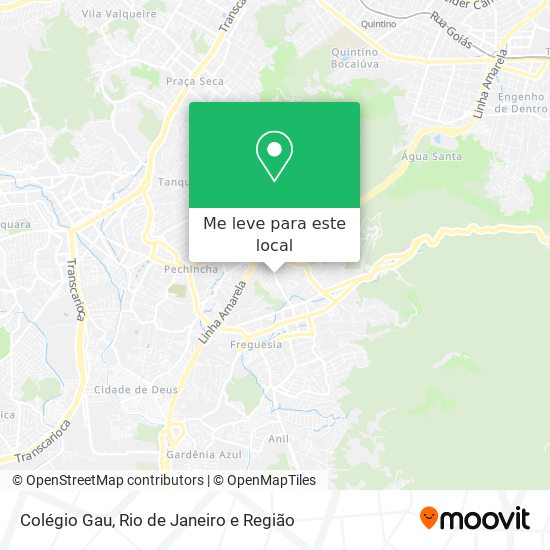 Colégio Gau mapa