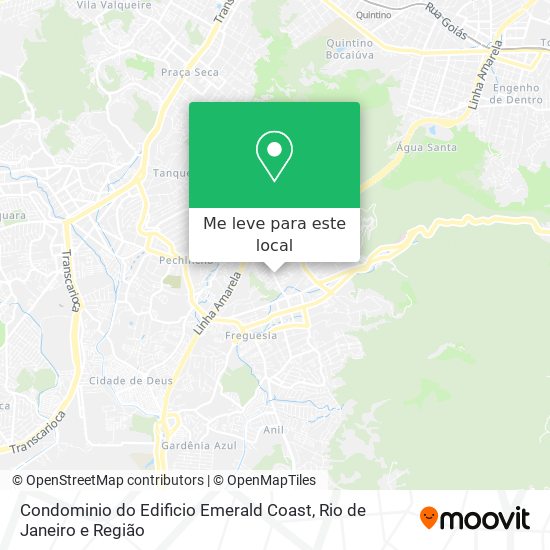 Condominio do Edificio Emerald Coast mapa