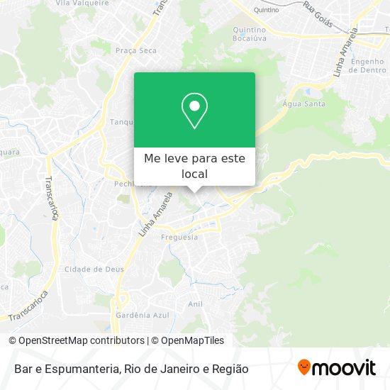 Bar e Espumanteria mapa
