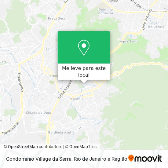 Condominio Village da Serra mapa