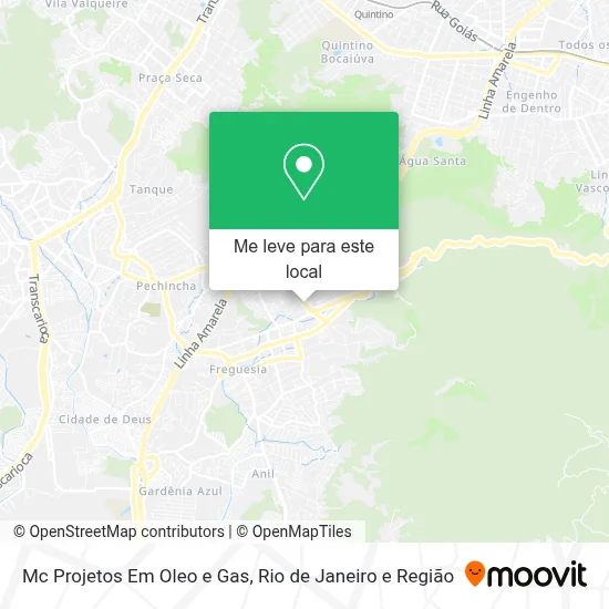Mc Projetos Em Oleo e Gas mapa