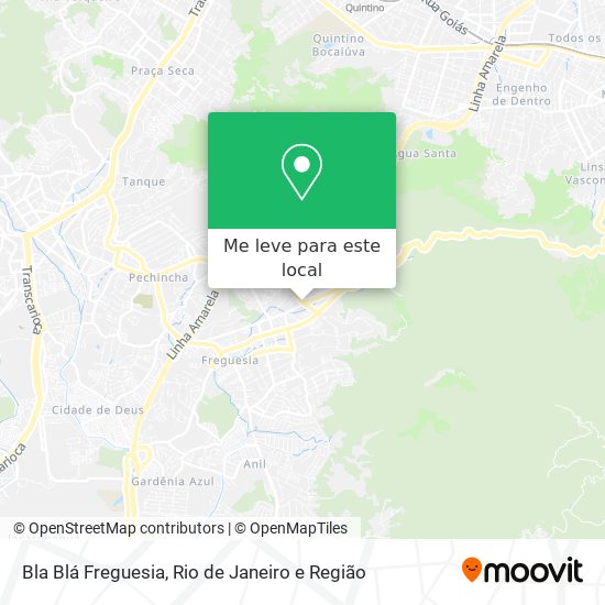 Bla Blá Freguesia mapa