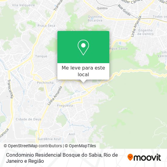 Condominio Residencial Bosque do Sabia mapa