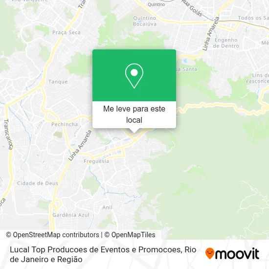Lucal Top Producoes de Eventos e Promocoes mapa