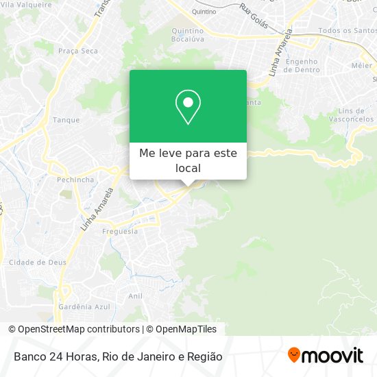 Banco 24 Horas mapa