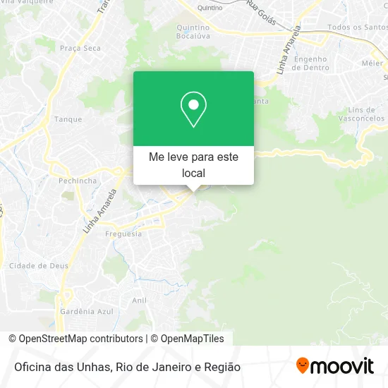 Oficina das Unhas mapa