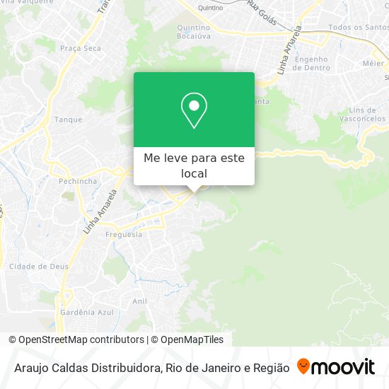 Araujo Caldas Distribuidora mapa