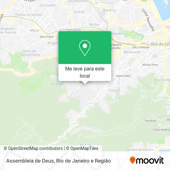 Assembleia de Deus mapa