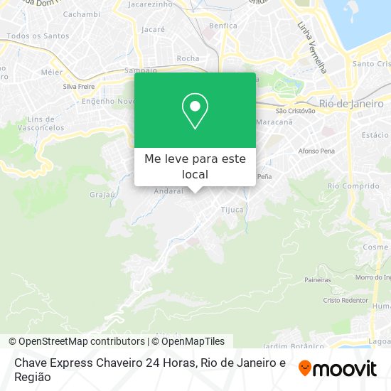 Chave Express Chaveiro 24 Horas mapa