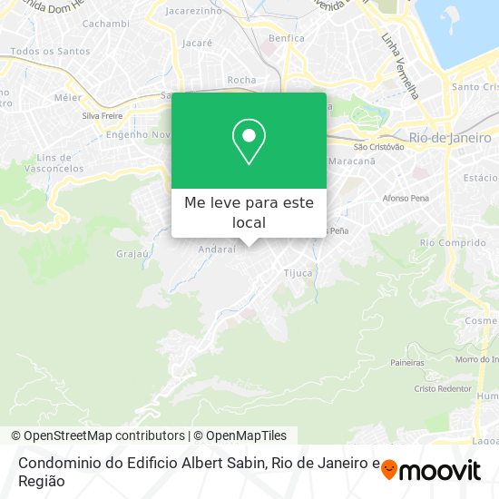 Condominio do Edificio Albert Sabin mapa