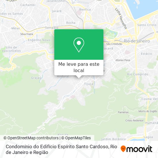 Condomínio do Edifício Espírito Santo Cardoso mapa