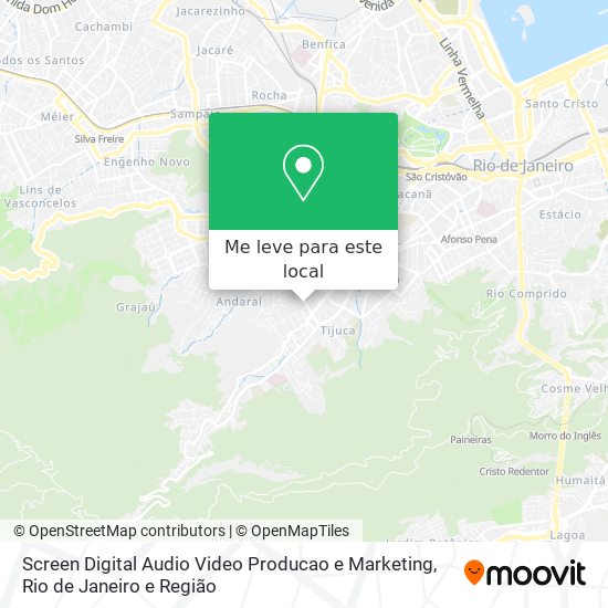 Screen Digital Audio Video Producao e Marketing mapa