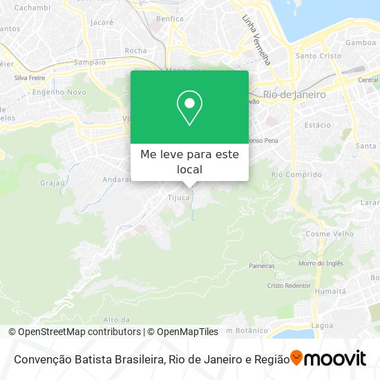 Convenção Batista Brasileira mapa