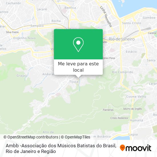 Ambb -Associação dos Músicos Batistas do Brasil mapa