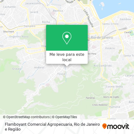 Flamboyant Comercial Agropecuaria mapa