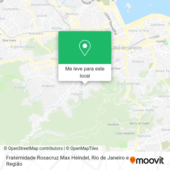 Fraternidade Rosacruz Max Heindel mapa