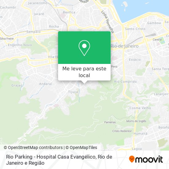 Rio Parking - Hospital Casa Evangélico mapa