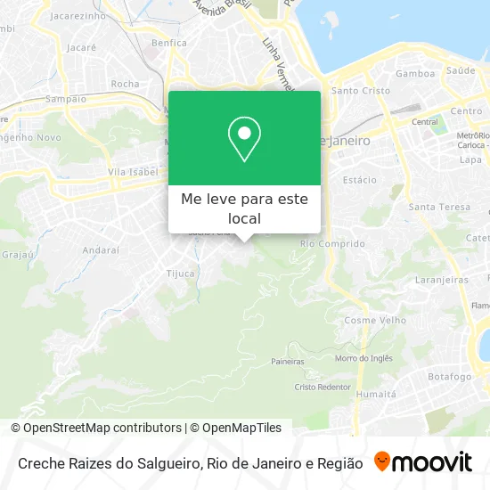Creche Raizes do Salgueiro mapa