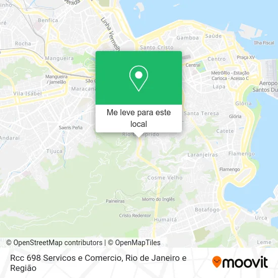 Rcc 698 Servicos e Comercio mapa