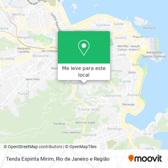 Tenda Espirita Mirim mapa